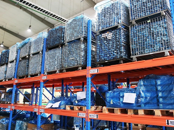 Custom Shelving for Auto Care Product & Tire Storage