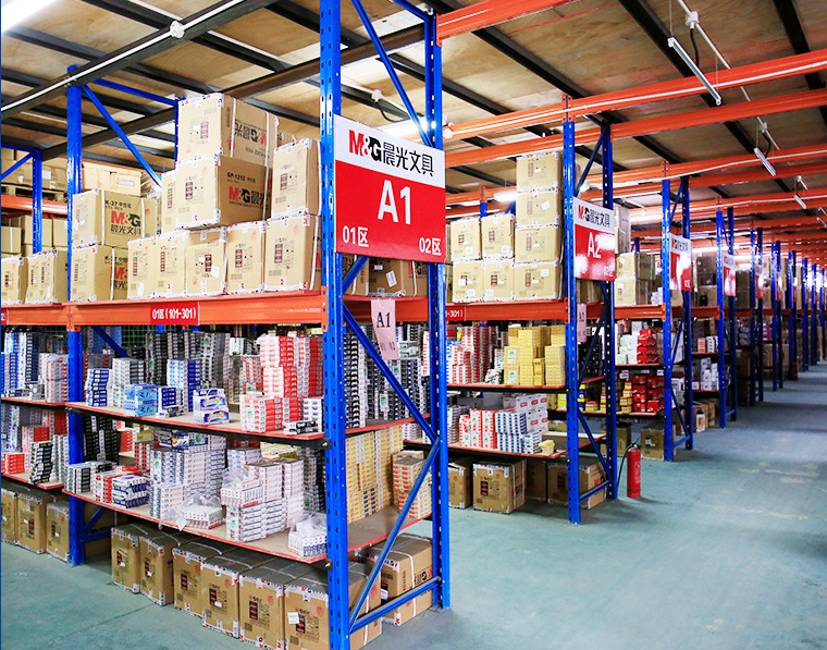 Shibang Custom Warehouse Shelving for a Global Stationery Brand