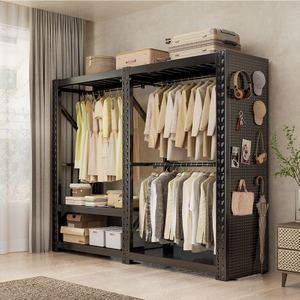 2025 Multi-Purpose Steel Clothing Storage Rack