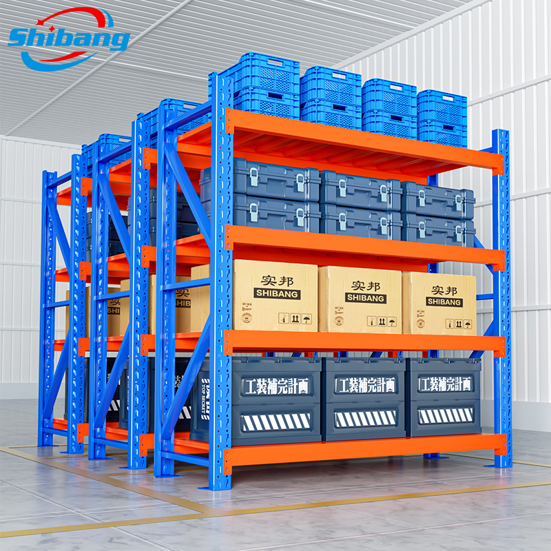 120KG 180KG Load Customizable Adjustable Easily Assemble Boltless Light Duty Rack 
