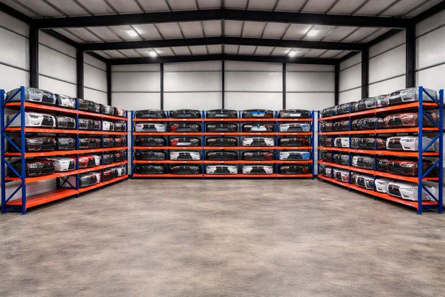 Solution personnalis&eacute;e de rayonnage d'entrep&ocirc;t pour usage moyen pour un client indon&eacute;sien