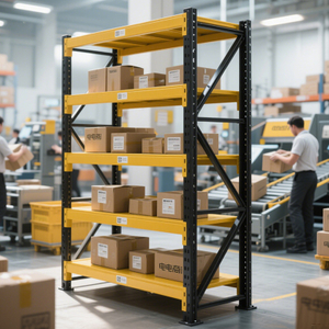 200KG 240KG 300KG Load Customizable Adjustable Easily Assemble Boltless Medium Duty Rack