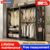 2025 Multi-Purpose Steel Clothing Storage Rack