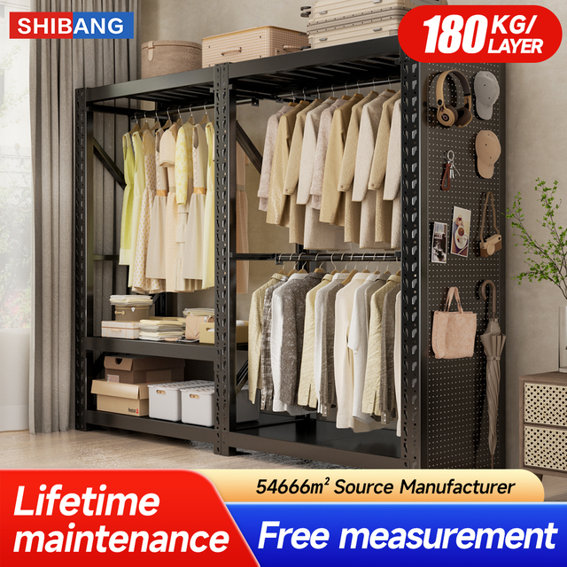 2025 Multi-Purpose Steel Clothing Storage Rack