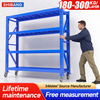 180KG 300KG Load Per Layer Warehouse Rack With 4 Wheels