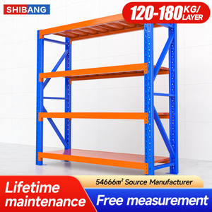 120KG 180KG Adjustable Boltless Light Duty Rack Storage
