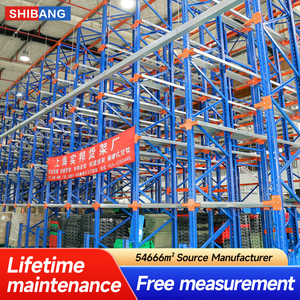 1500-3000kg High-Density Drive-In Pallet Racking Warehouse Storage